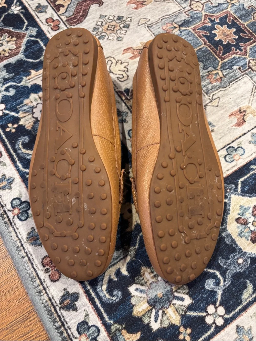 Coach pebbled leather